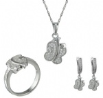 Micro Paved Jewelry Set